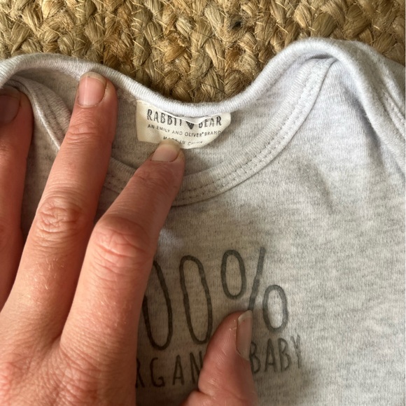 2 Rabbit + Bear onesies - Picture 3 of 5